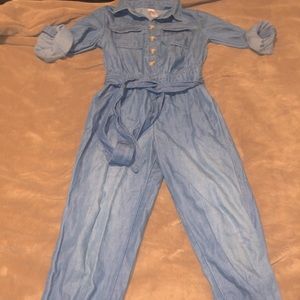 Girls Denim Justice Size 6 Jumpsuit! Worn Twice!
